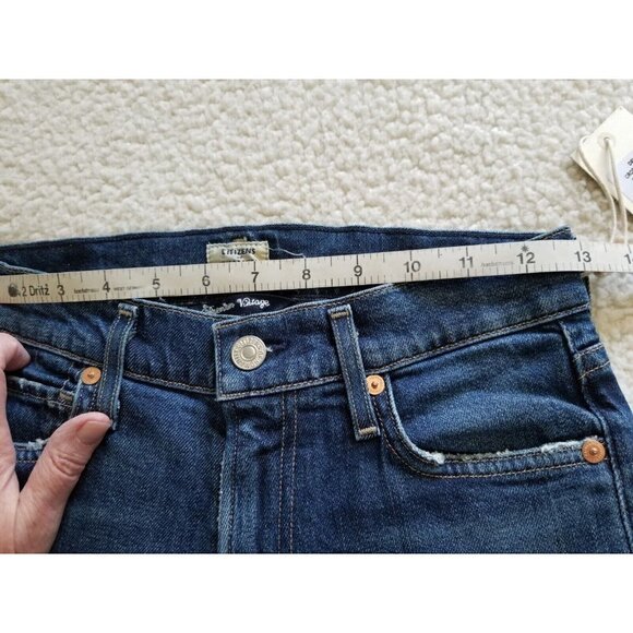 Citizens of Humanity Premium Vintage Demy Cropped Flare Jeans in Gleams Size 25 - Picture 9 of 14